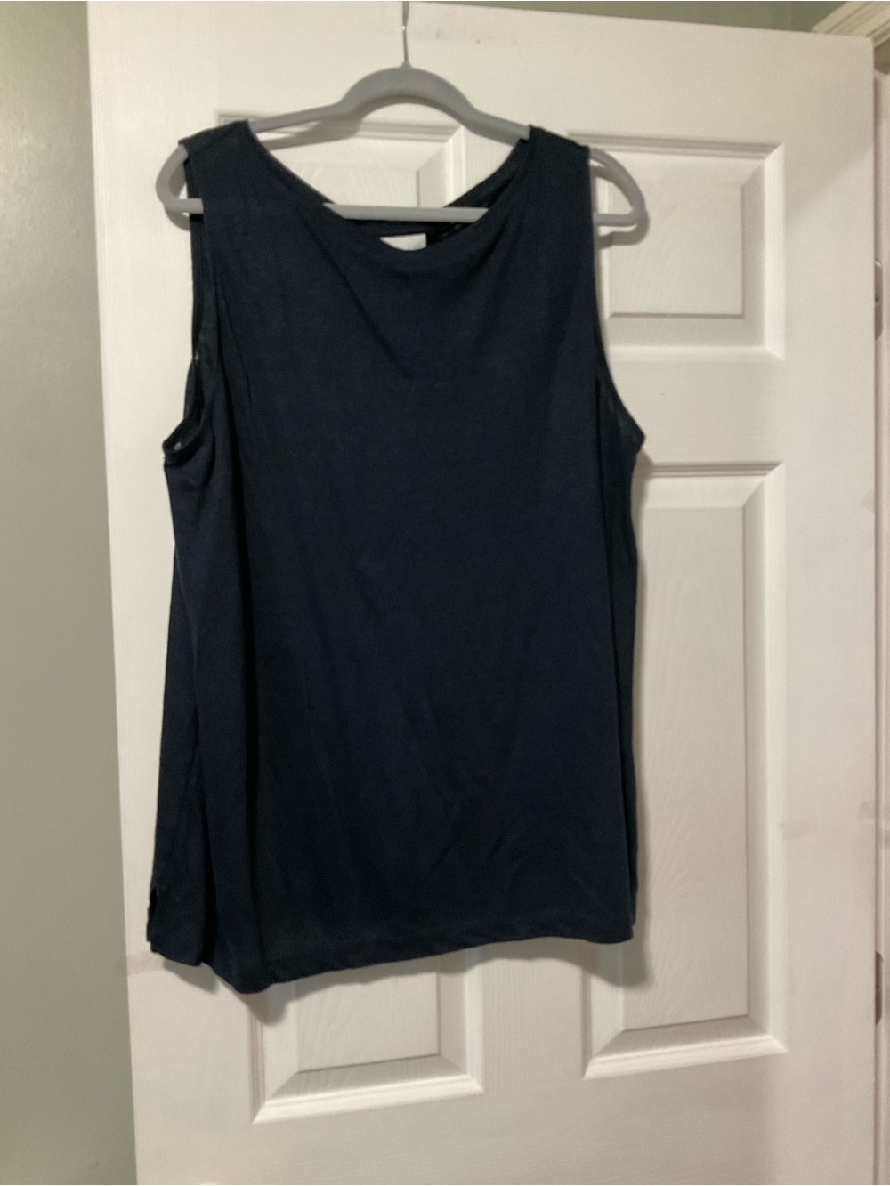 J. Jill Navy Relaxed Tank Top